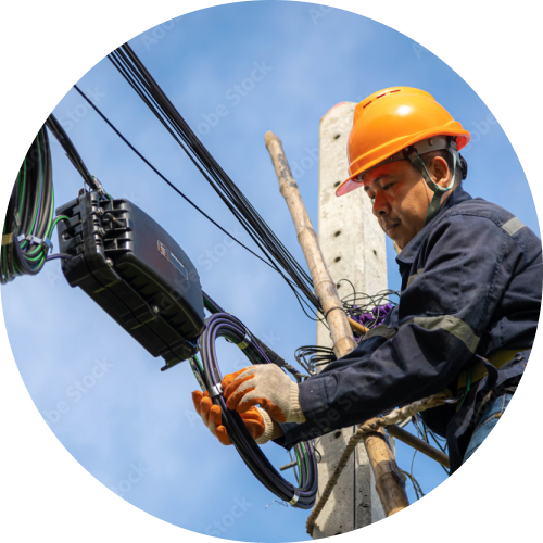 fibra optica eletrecity